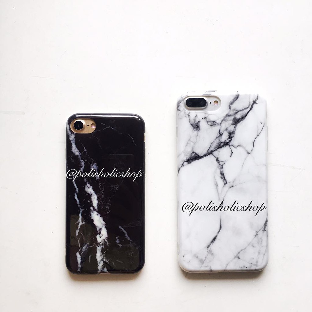 Marble Case i6 6s 6s+ 7 7+ Casing HP / Cover Case Handphone