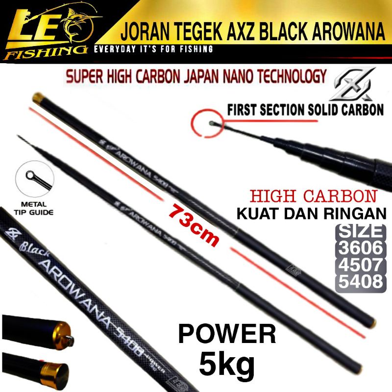 JORAN PANCING AXZ BLACK AROWANA 5KG 360CM 450CM 540CM JORAN TEGEK TERLARIS JORAN GALATAMA JORAN TOBRO JORAN BARONANG