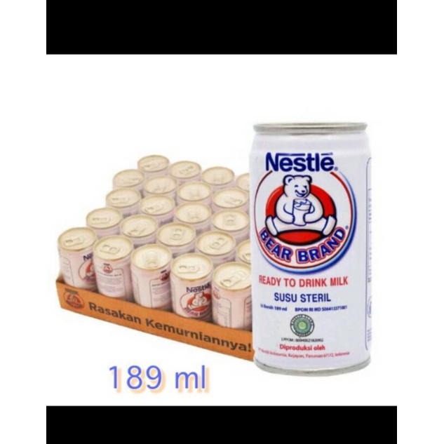 

Nestle Bear brand Susu Beruang 189ml