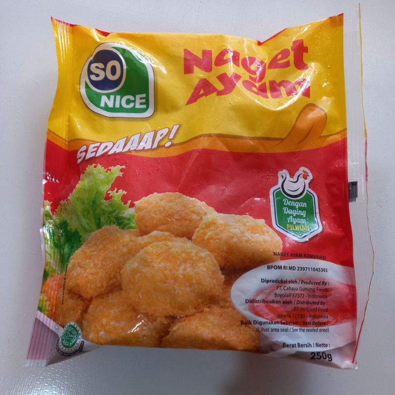 

FAFAFROZEN - So Nice Nugget Ayam