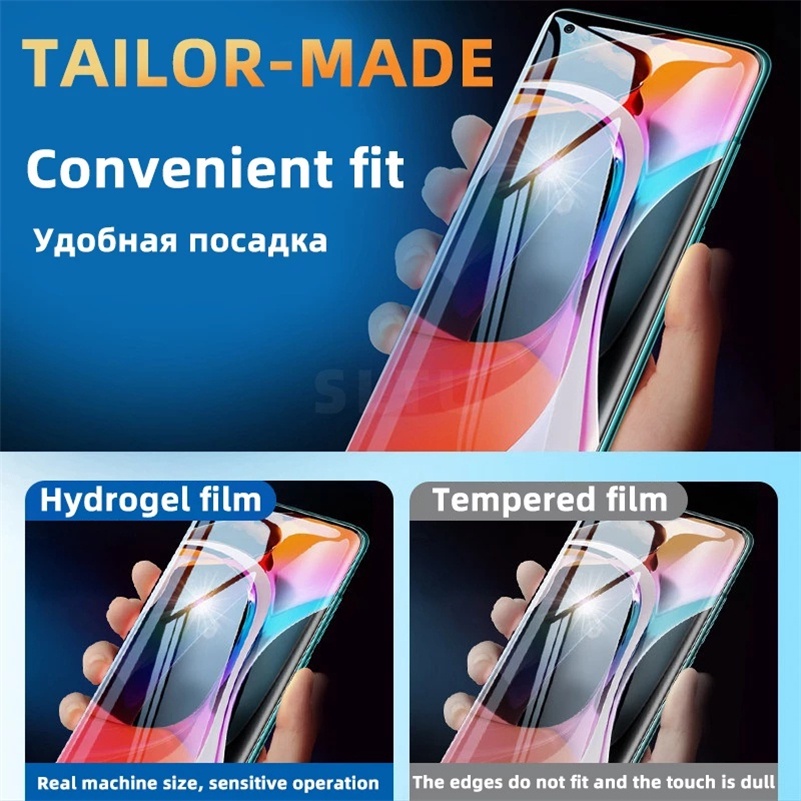 VIVO Film Pelindung Layar Hydrogel Lembut Untuk Vivo V23e V21e V23 V21 V20 Pro T1 Pro T1x Y35 Y22 Y16 Y02s Y21 Y33s Y33T Y21T Y21A Y76 Y75 Y15A Y15s Y01 Y20 Y20i Y20s Y12s Y12A Y20s[G] Y19 Y17 Y15 Y12 Y11 Y51A Y53s Y50 Y30 Y30i Y1s Y91i Y91C Y95 Y93 Y91