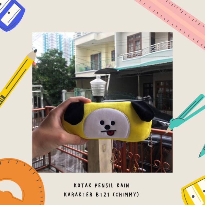 

Mudah Kotak Pensil Kain Karakter Bt21 Tempat Pensil Bts Kain Lembut Bt21 Sale!!!
