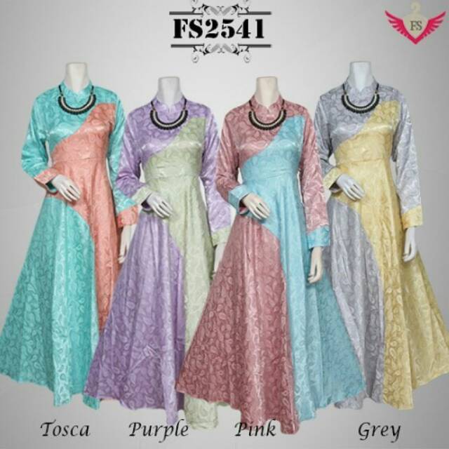 Gaun bahan jaguar / gamis