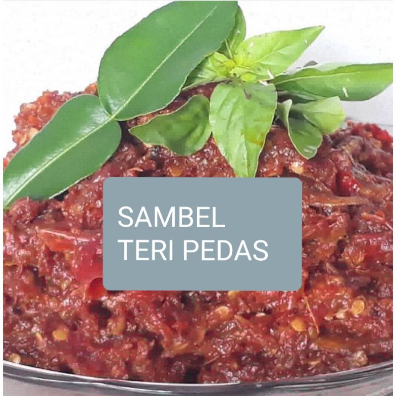 

1 kg Sambel Sambal Teri Pedas Original Tanpa pengawet