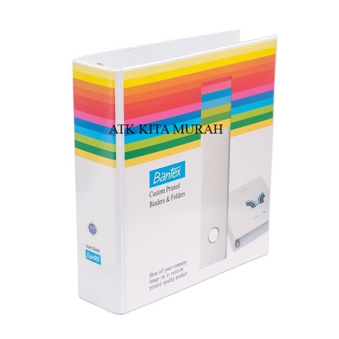 

Bantex Insert Ring Binder 4 Ring 65mm A4 White #8762 07