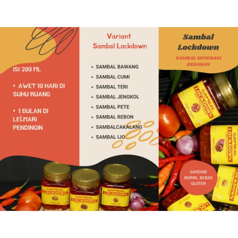 

Sambal Bawang, Teri, Pete, Jengkol, Cumi, Cakalang dll