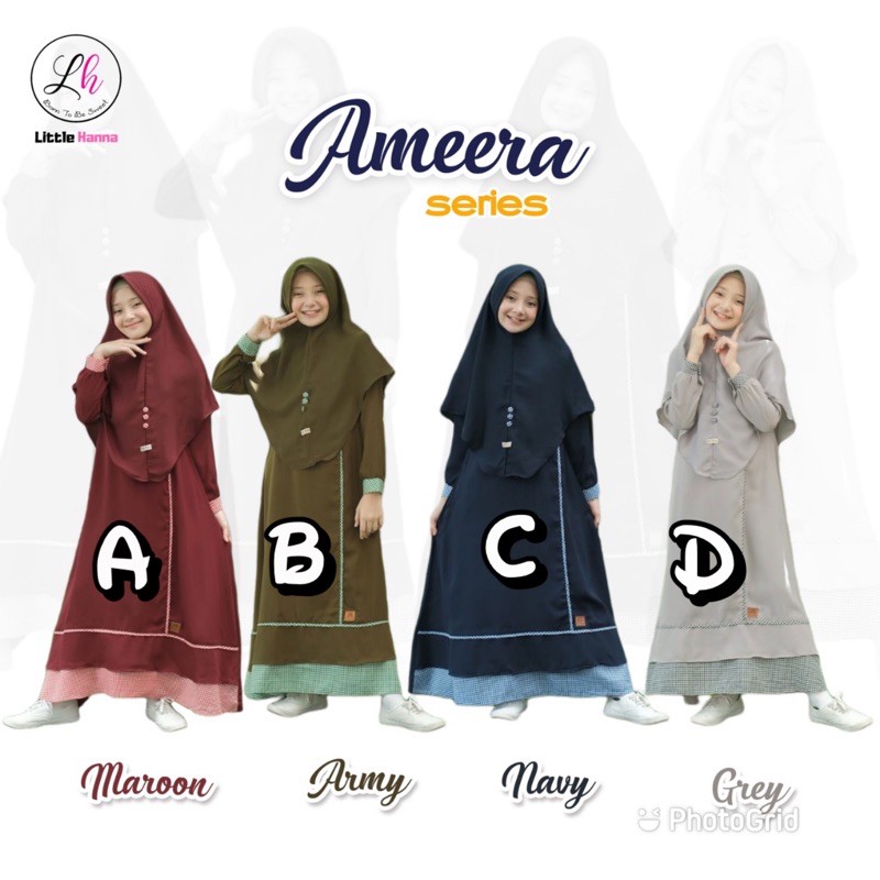 Gamis Anak Ameera Koko Anak Ammar Little Hanna