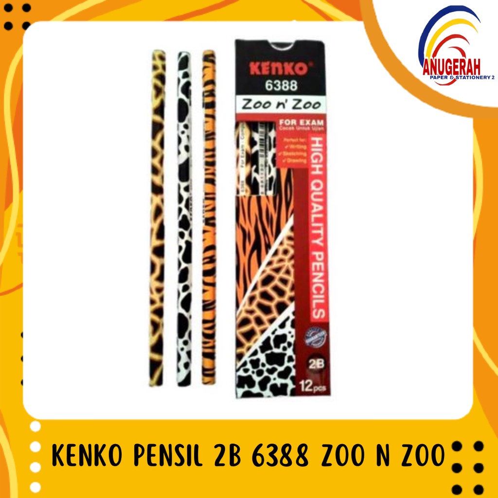 

KENKO PENSIL 2B 6388 ZOO N ZOO (LSN)
