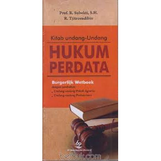 Kitab Undang-Undang HUKUM PERDATA