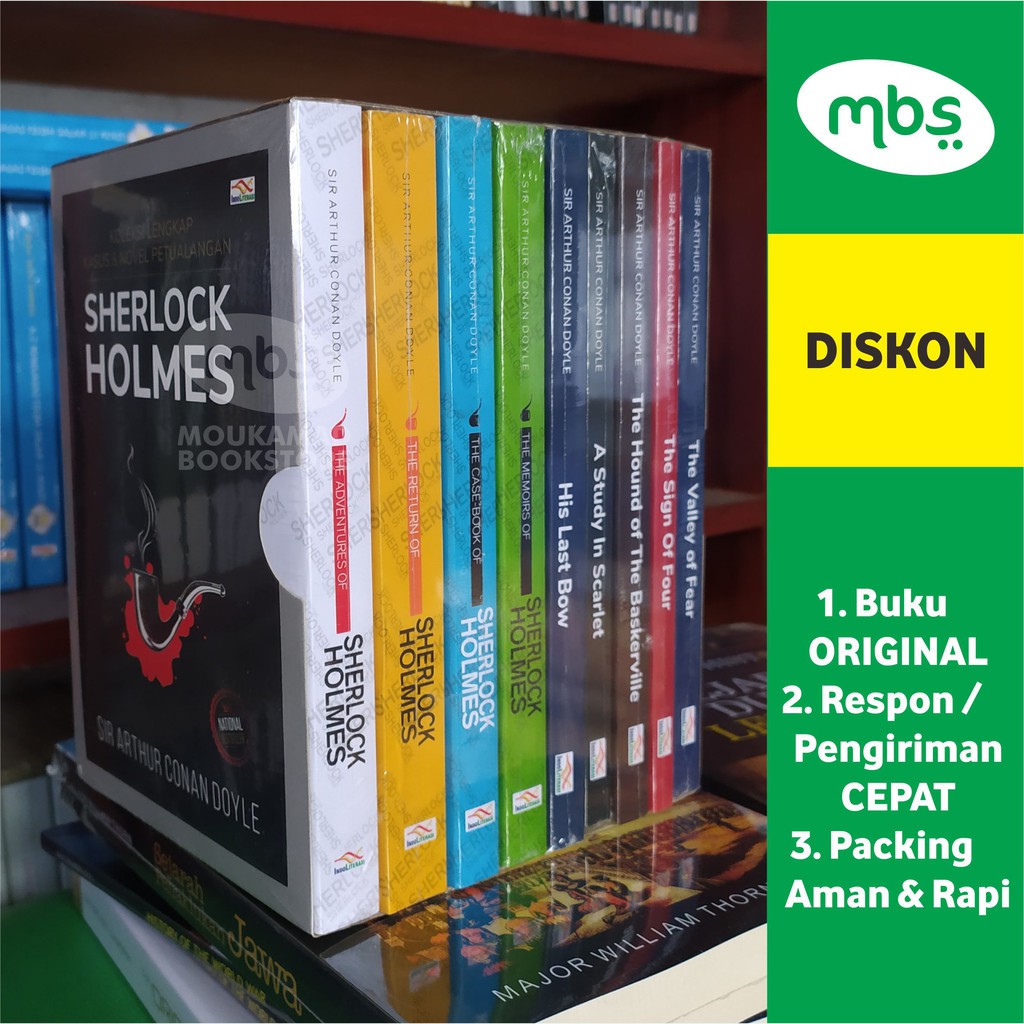 Jual BUKU KOLEKSI LENGKAP KASUS & NOVEL PETUALANGAN - Sherlock Holmes ...