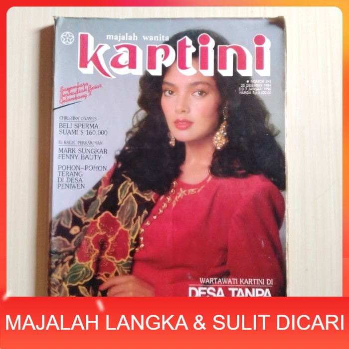 Majalah KARTINI No.394 Des 1989 IDA IASHA Langka