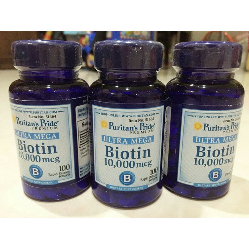 Promo Lebaran PURITAN BIOTIN 10000 MCG ISI 100 Diskon