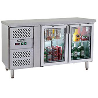 Promo under counter chiller Sansio SAN-288 UCGG 288 liter 230 watt