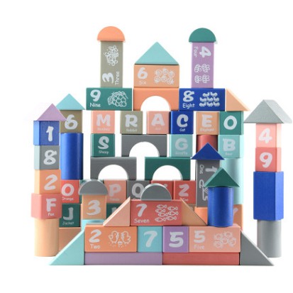 pastel wooden toys