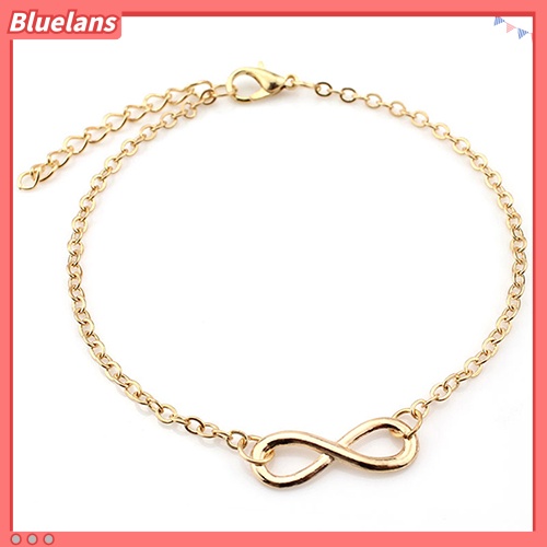 Bluelans Women Fashion 8-Shape Decor Bracelet Barefoot Anklet Chain Foot Jewelry Gift