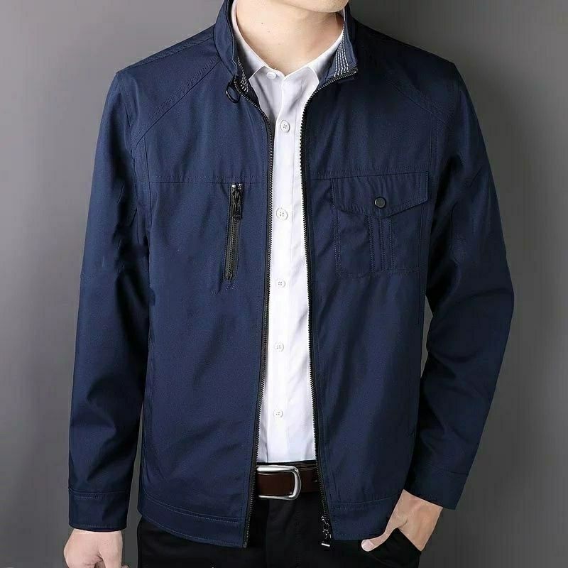 JAKET PRIA KANTOR FORMAL / JAKET KANTOR PREMIUM CASUAL DRILL / JAKET MOTOR FORMAL BOMBER VERSITY