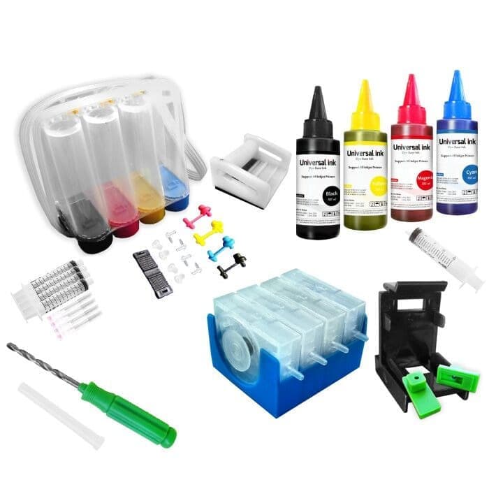 Paket Lengkap Infus Printer Canon MP145 MP198 IP1980 IP1880 IP1700 40 FPTS1069