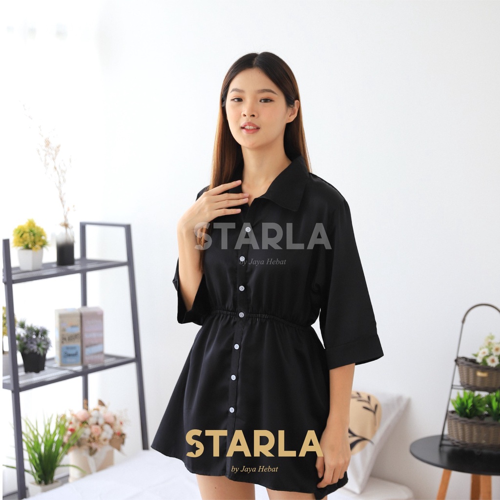 BAJU TIDUR WANITA DEWASA SEXY MODEL KEMEJA DRESS LINGERIE SEXY BAJU TIDUR LONGNIGHT SEXY BAJU KEMEJA TIDUR SEKSI SLEEPWEAR KELSY STARLA