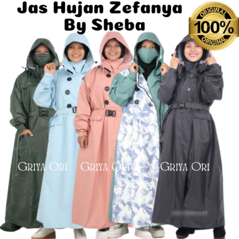 SHEBA Mantel Jas Hujan Zefanya Model Kimono Tb 125 Ld 120