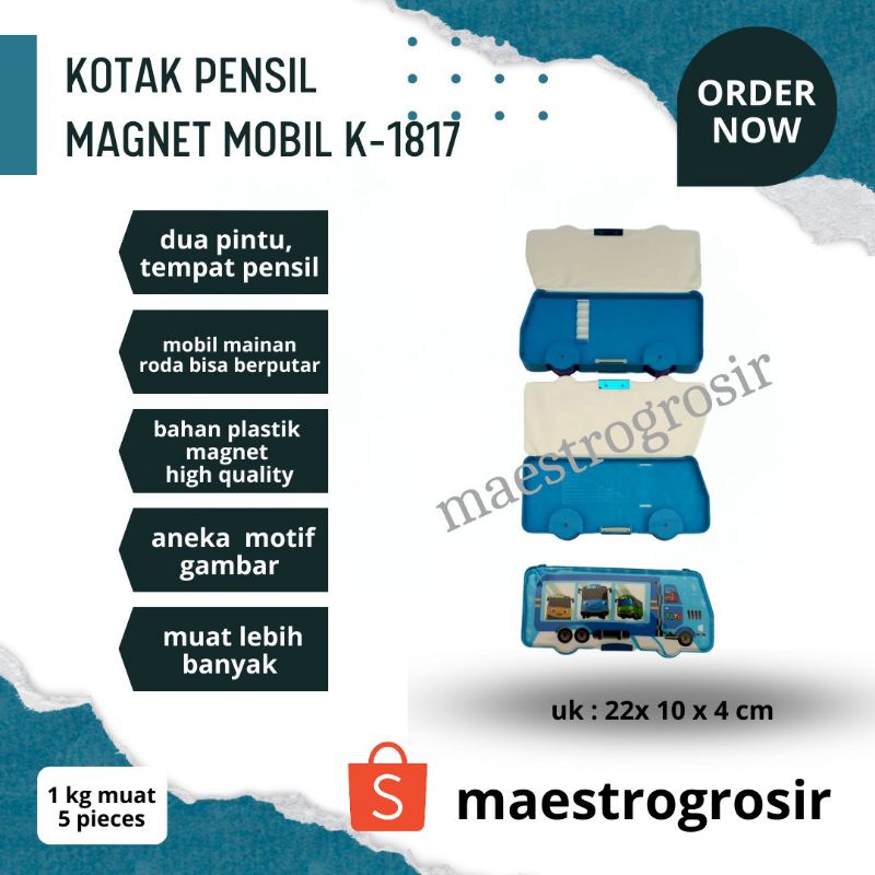 

Kotak Pensil Lucu Terbaru Magnet Cewek Cowok Murah k-1817 Mobil