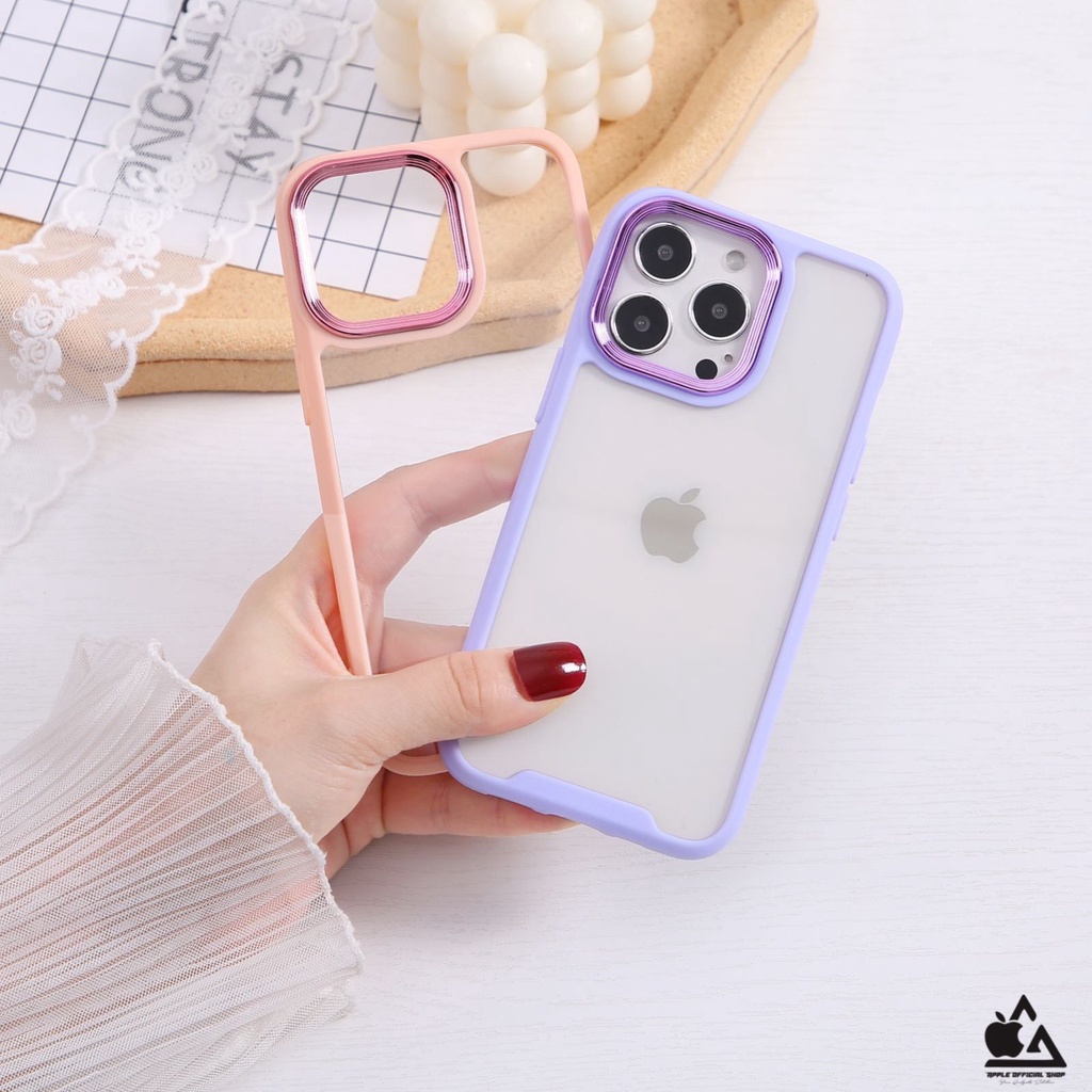 Softcase Candy Bening Chrome REDMI Note 10 PRO NOTE 11 4G 11PRO 4G NOTE 11 PRO 5G 10C 10A With Frame Camera Pelindung Kamera Softcase Silikon Jelly Clear Cover Bukan Hardcase Silicone