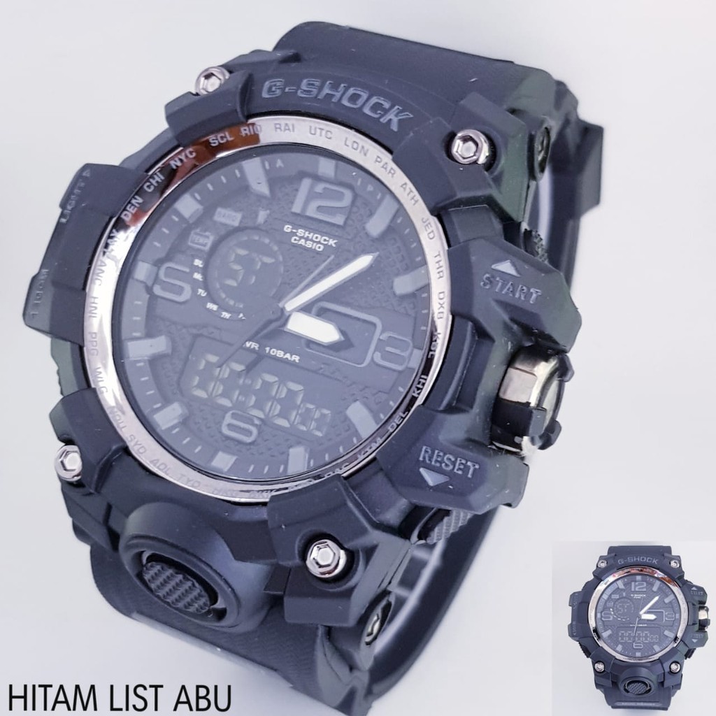 new jam tangan pria g-shock casio gwg 1000 tali abu