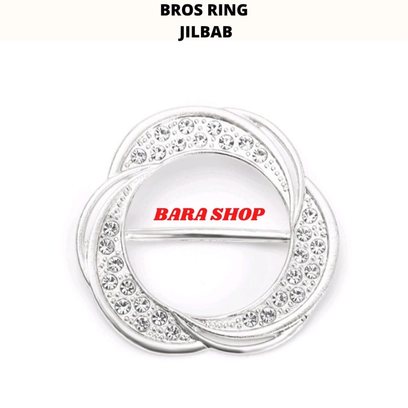 Bara Shop | Bros Ring Premium Syal/kerudung Segiempat, hijab Pashmina/Bros Ring/Selendang-1