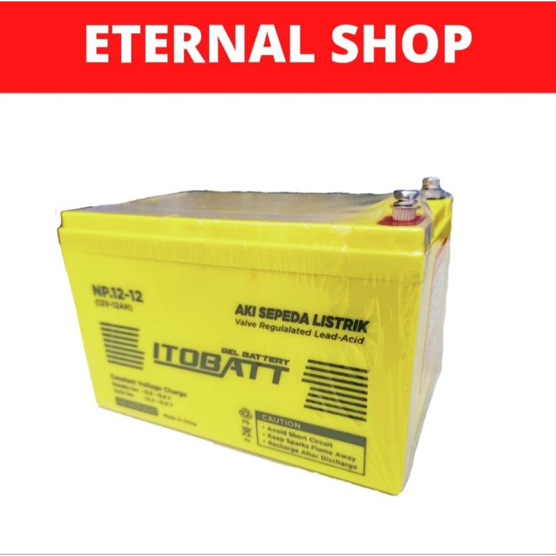 Jual Aki sepeda listrik, aki UPS, aki motor listrik, Aki selis, 12V