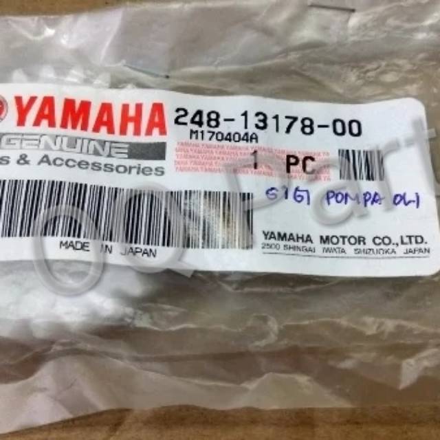 GIGI POMPA OLI SAMPING RX KING ASLI ORIGINAL YAMAHA