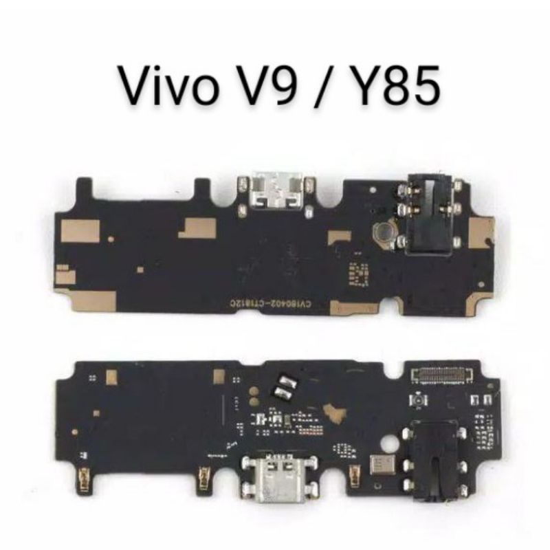 Papan PCB VIVO V9 / Y85 UI+Mic Connector Charger Board Konektor Cas Flexible Flexibel Carger