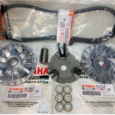 PAKET CVT VANBELT + RUMAH ROLLER SET+KIPAS RUMAH ROLLER MIO M3 MIO Z