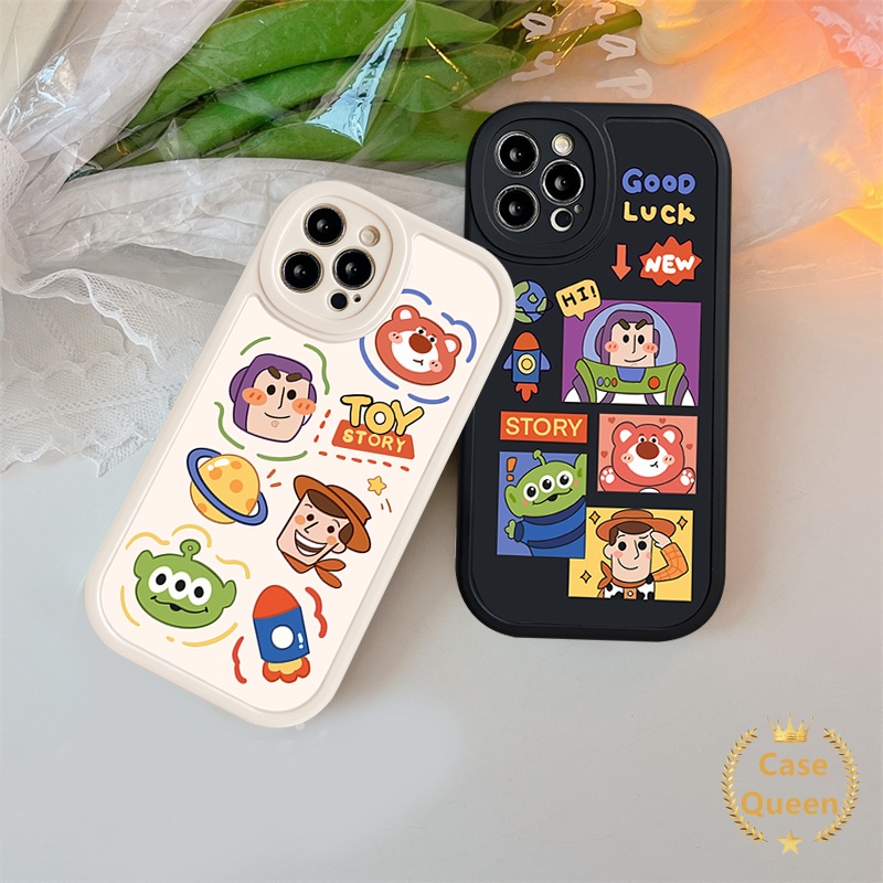 OPPO 5f 433 A6 A94 A16E A5S A3S A57 2022 A15 A12 A96 A15s A76 A94 A16E A53 A9 A54 A7 5F 7Z A3 A94 Reno 8 Soft Case Bahan TPU Motif Kartun