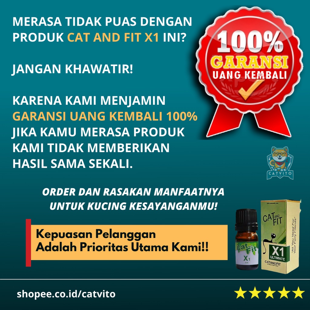 OBAT RINGWORM JAMUR KUCING 100% AMPUH CAT AND FIT X1 TETES OLES