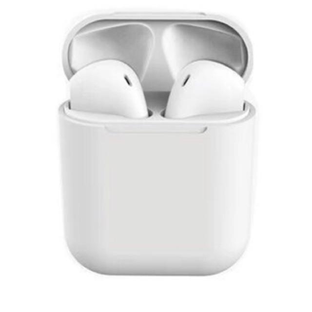 Inpods 12 Headset Bluetooth 5.0 Wireless Earphones Inpods12 Macaron Can Rename-Putih