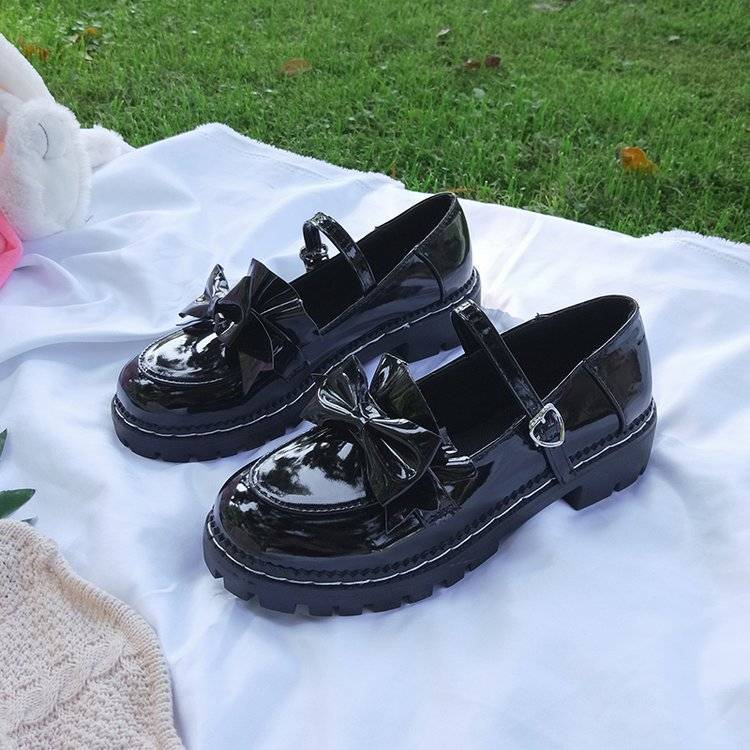 Lolita Jepang Lolita sepatu JK tebal sepatu seragam Lolita sepatu Mary Jane sepatu sekolah gadis