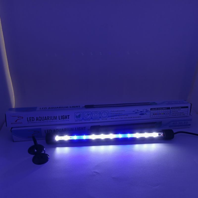 Lampu Celup Ikan Aquarium Led - 20cm / lampu aquascape / lampu led aquarium / lampu anti air / lampu tank / lampu aquarium