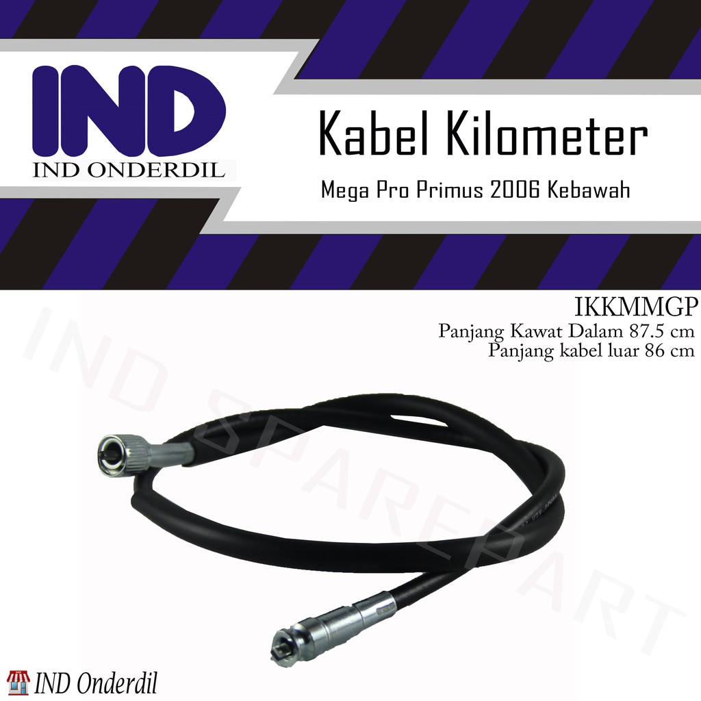 Kabel-Kawat Kilometer-Speedometer-Spedometer Mega Pro 2006 Kebawah