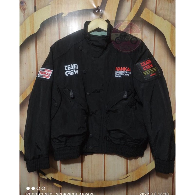 Jaket Motor Vintage Nankai Team Crew not kushitani yellowcorn simpson bates komine greedy hyod kiss 