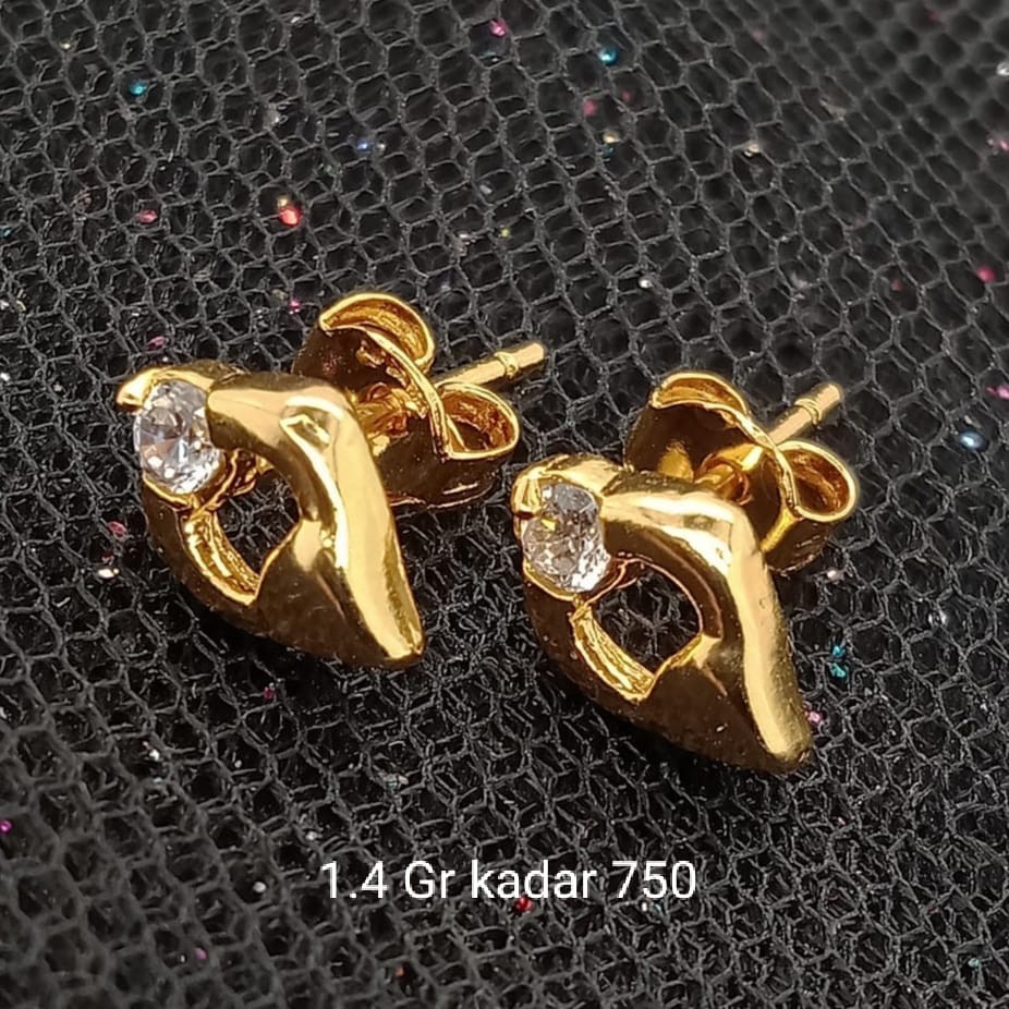 Anting Emas 17K - 1.4 Gr Kadar 750 - 1821