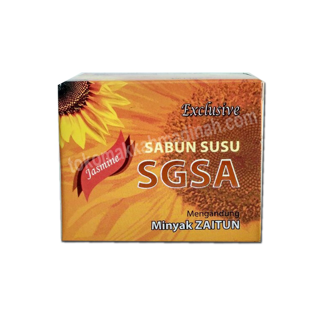 Sabun SGSA susu minyak zaitun plus jasmine perawatan wajah wanita