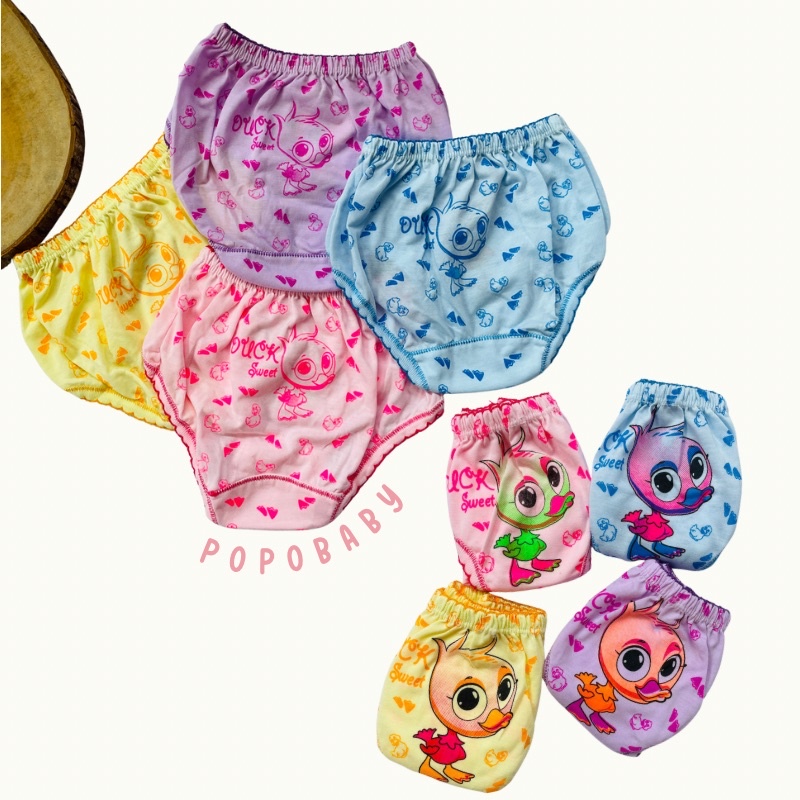 Celana Dalam/CD Anak/Bayi Perempuan/Cewek (isi 4pcs/ecer)