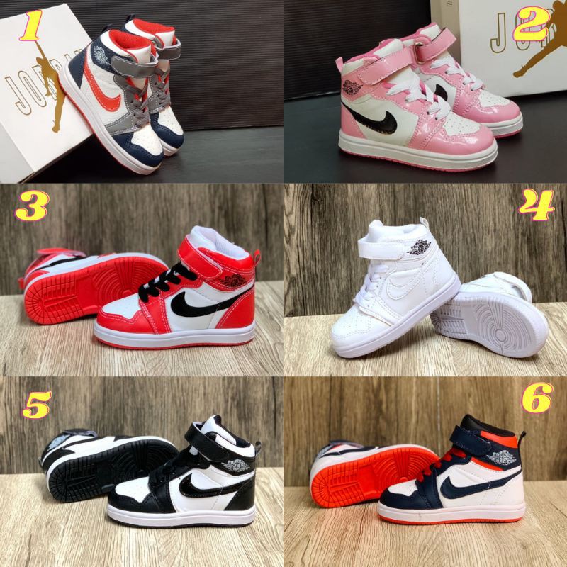 sepatu bayi laki laki dan perempuan size 19-26 high jordn