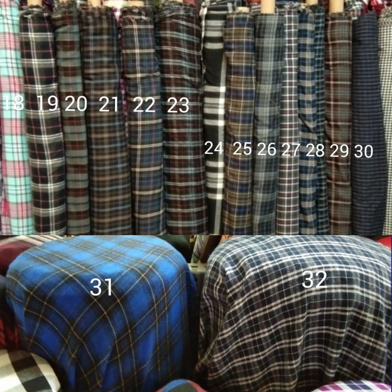 kain flanel / bahan flanel /Terbaru