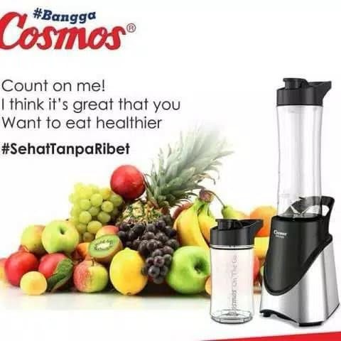 COSMOS On the Go - Juicer Portable 570 ml CB 522 - Garansi Resmi 1 Tahun