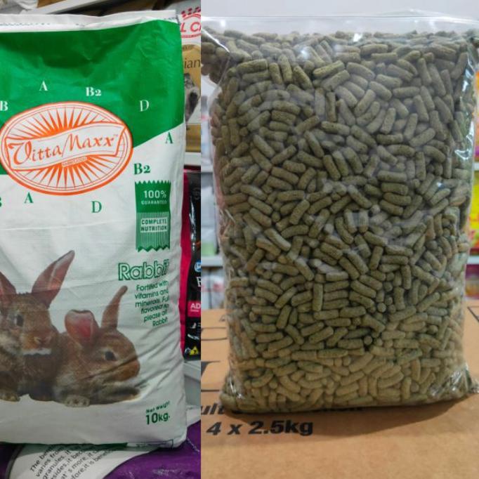 ✽ Makanan kelinci vitamax 1kg pelet kelinci vitta maxx ✮