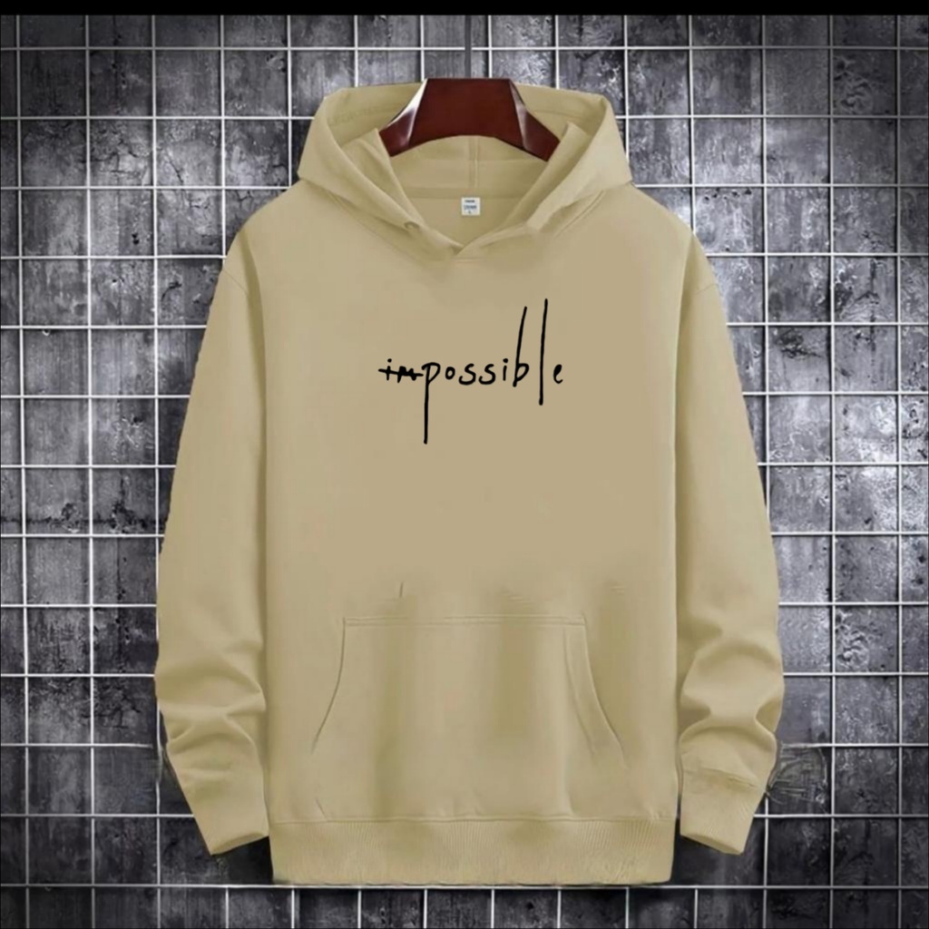 SWEATER HOODIE IMPOSSIBLE / HOODIE MURAH / HOODIE POLOS / HOODIE PRIA DAN WANITA / UNISEX