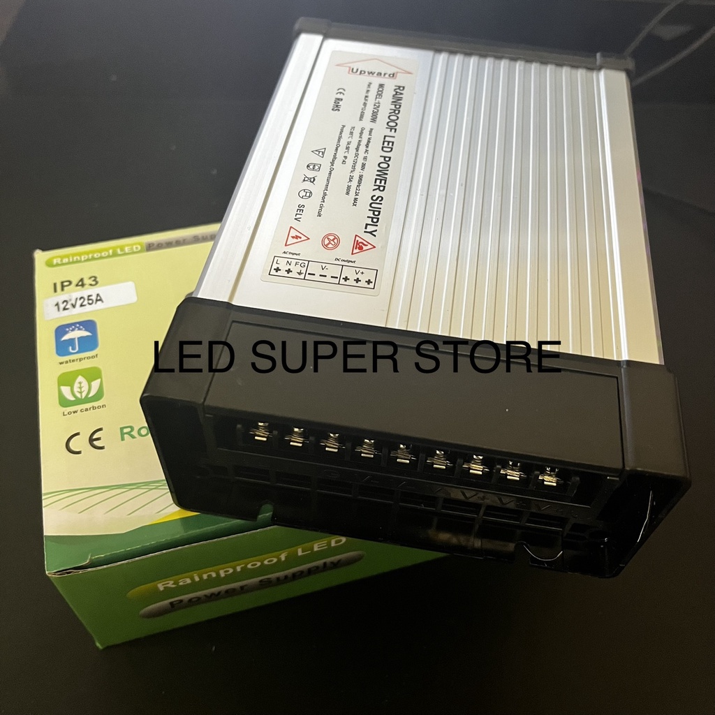 Power Supply 12v / 24v Rainproof / anti air / outdoor IP43 / rain 12 volt