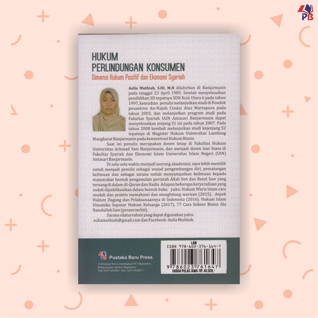 Buku Hukum : Hukum Perlindungan Konsumen Dimensi Hukum Positif dan Ekonomi Syariah