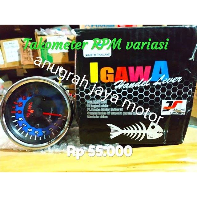 Takometer RPM Variasi Sepeda Motor Merk Igawa