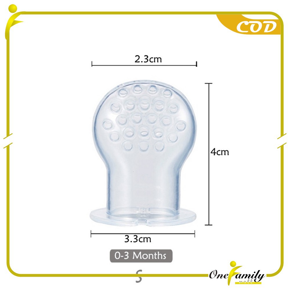 ONE-C44-45 Empeng Dot Buah Anak Bayi Baby Fruit Feeder Rattle Teether Kompeng Pacifier Gigitan Bayi-3
